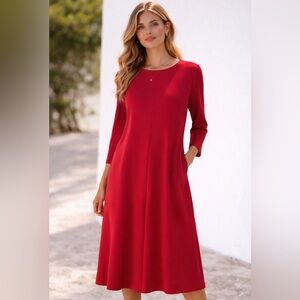 Tommy Bahama Elegant Red Women's Dress
